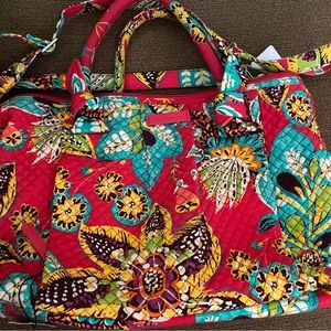 Vera Bradley Hadley Satchel in Rumba print NWT